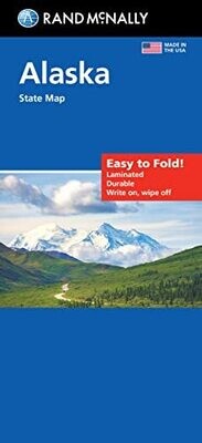 Rand Mcnally Easy To Fold: Alaska State Laminated Map