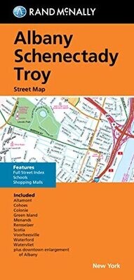 Rand Mcnally Folded Map: Albany Schenectady Troy Street Map