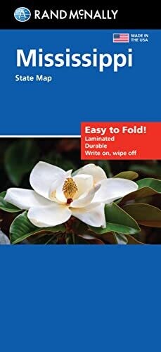 Rand Mcnally Easy To Fold: Mississippi State Laminated Map