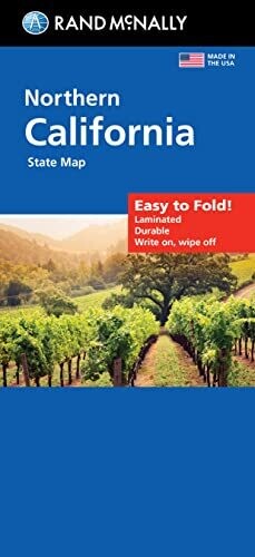 Rand Mcnally Easy To Fold: Northern California Laminated Map