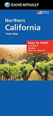 Rand Mcnally Easy To Fold: Northern California Laminated Map