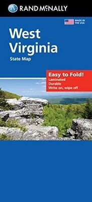 Rand Mcnally Easy To Fold: West Virginia State Laminated Map