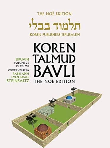 Koren Talmud Bavli V3e: Eiruvin, Daf 89a-105a, Noe Color PB, H/E