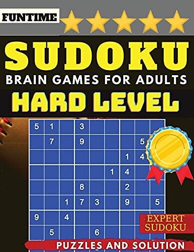 Sudoku Time: Hard Sudoku Puzzles Book