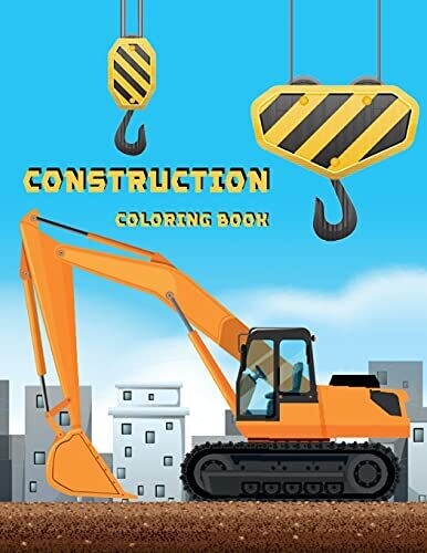 Construction Coloring Book: Activity Book For Kids