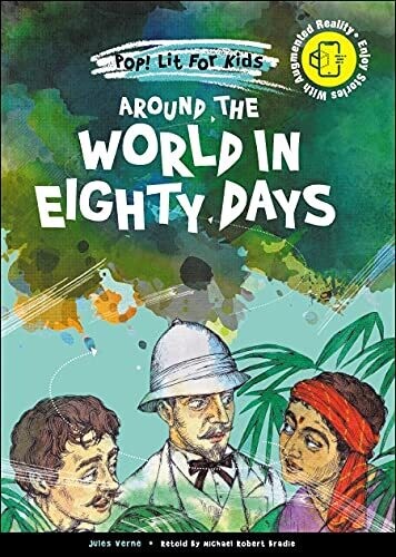 Around The World In Eighty Days (Pop! Lit For Kids) - Hardcover
