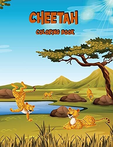 Cheetah Coloring Book: Activity Book For Kids