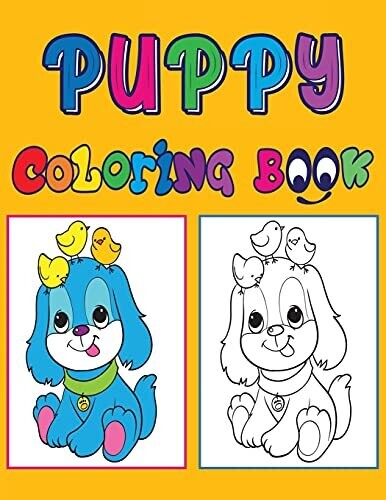 Puppy Coloring Book: Activity Book For Kids