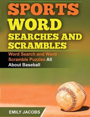 Sports Word Searches And Scrambles - Baseball