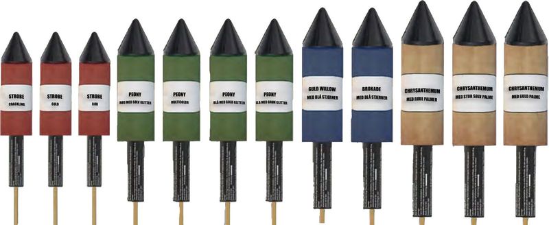 SUPER ROCKETS 12 STK.