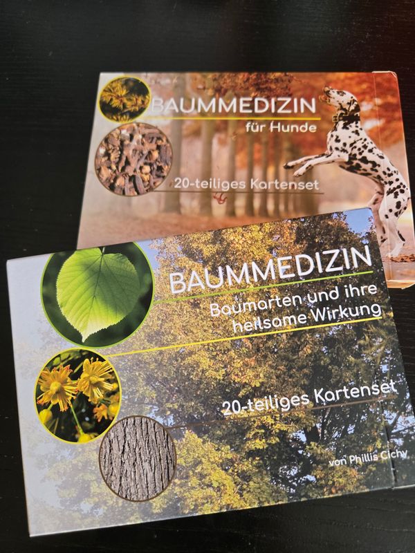 2 x Baummedizin Kartenset - Für Mensch und Hund