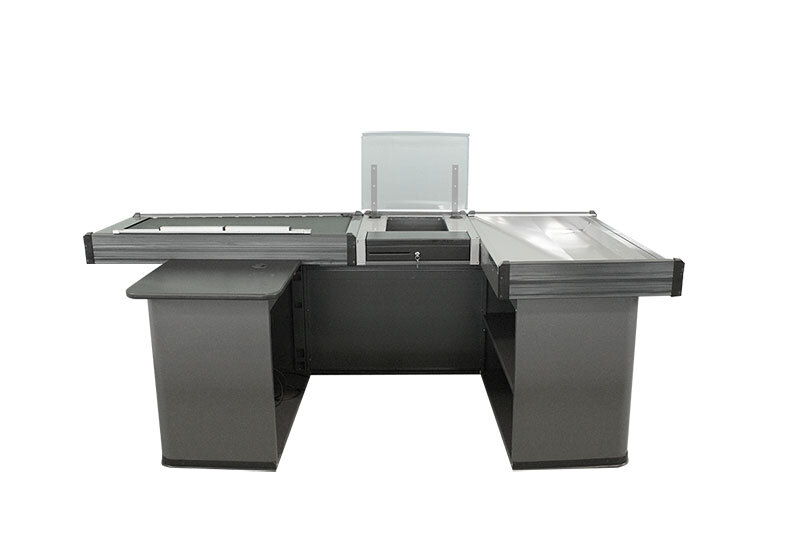 Kassentisch 2,5 m breit - Linksband