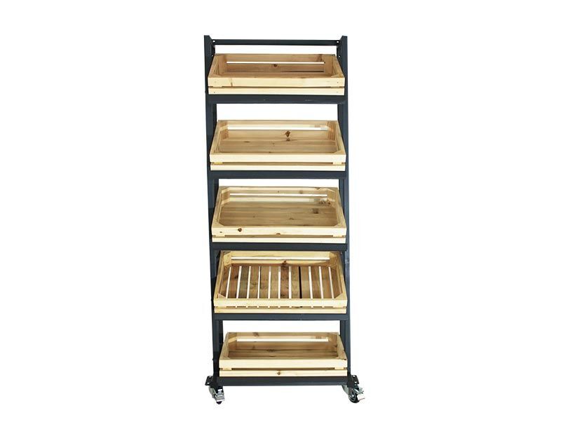 Brotregal / Obstregal mit 5 Etagen