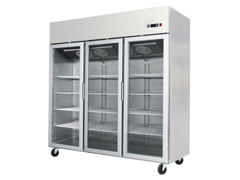 Tiefkühlschrank mit 3 Glastüren | 1390 L