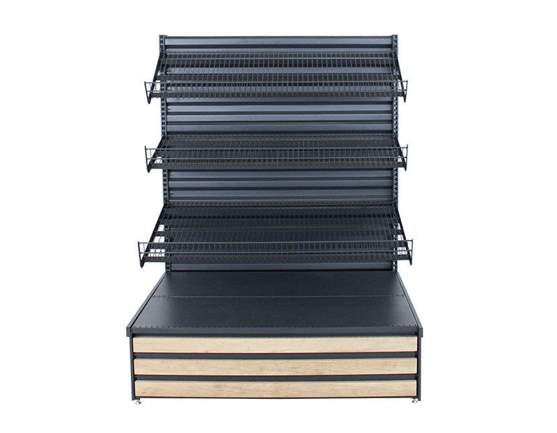 Obst- und Gemüsegondelregal (Beidseitig)