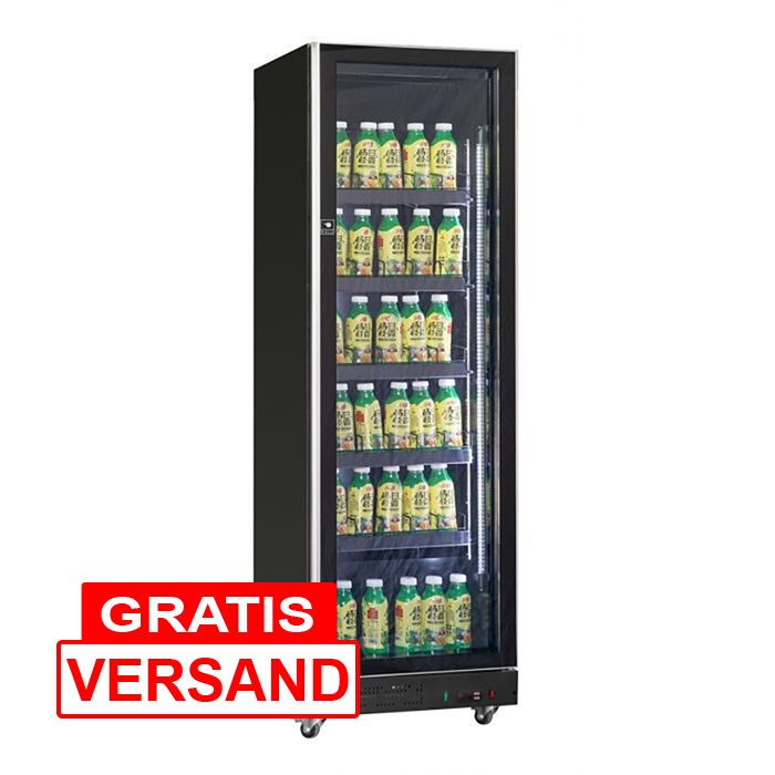 Kühlregal mit 1 Glastür | 387 Liter