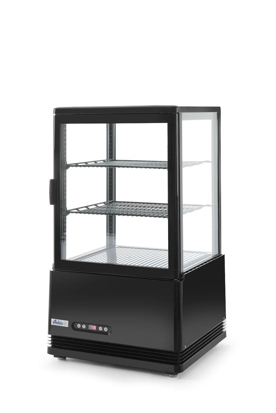 Aufsatz-Kühlvitrine 58 Liter | Arktic | schwarz