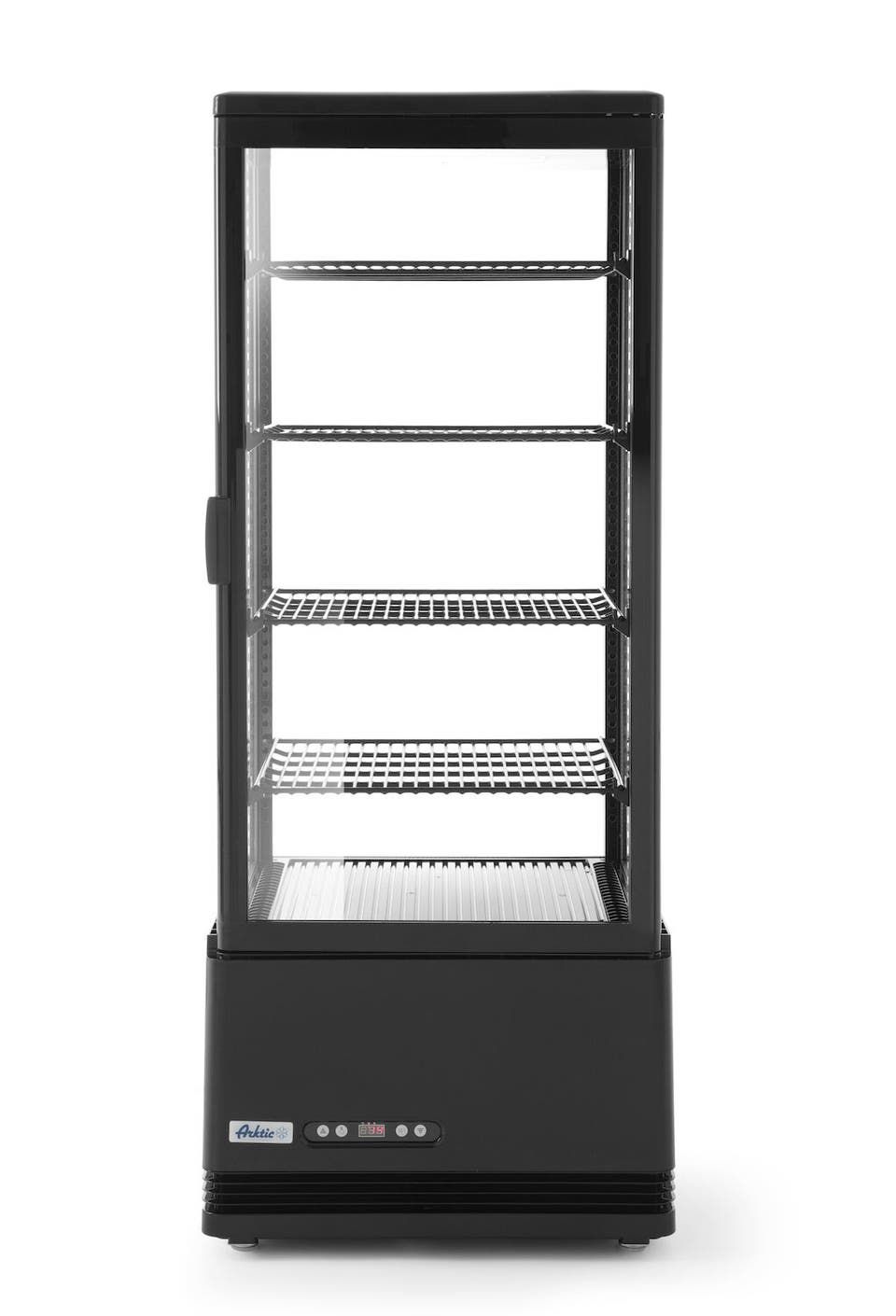 Aufsatz-Kühlvitrine 98 Liter | Arktic | Schwarz