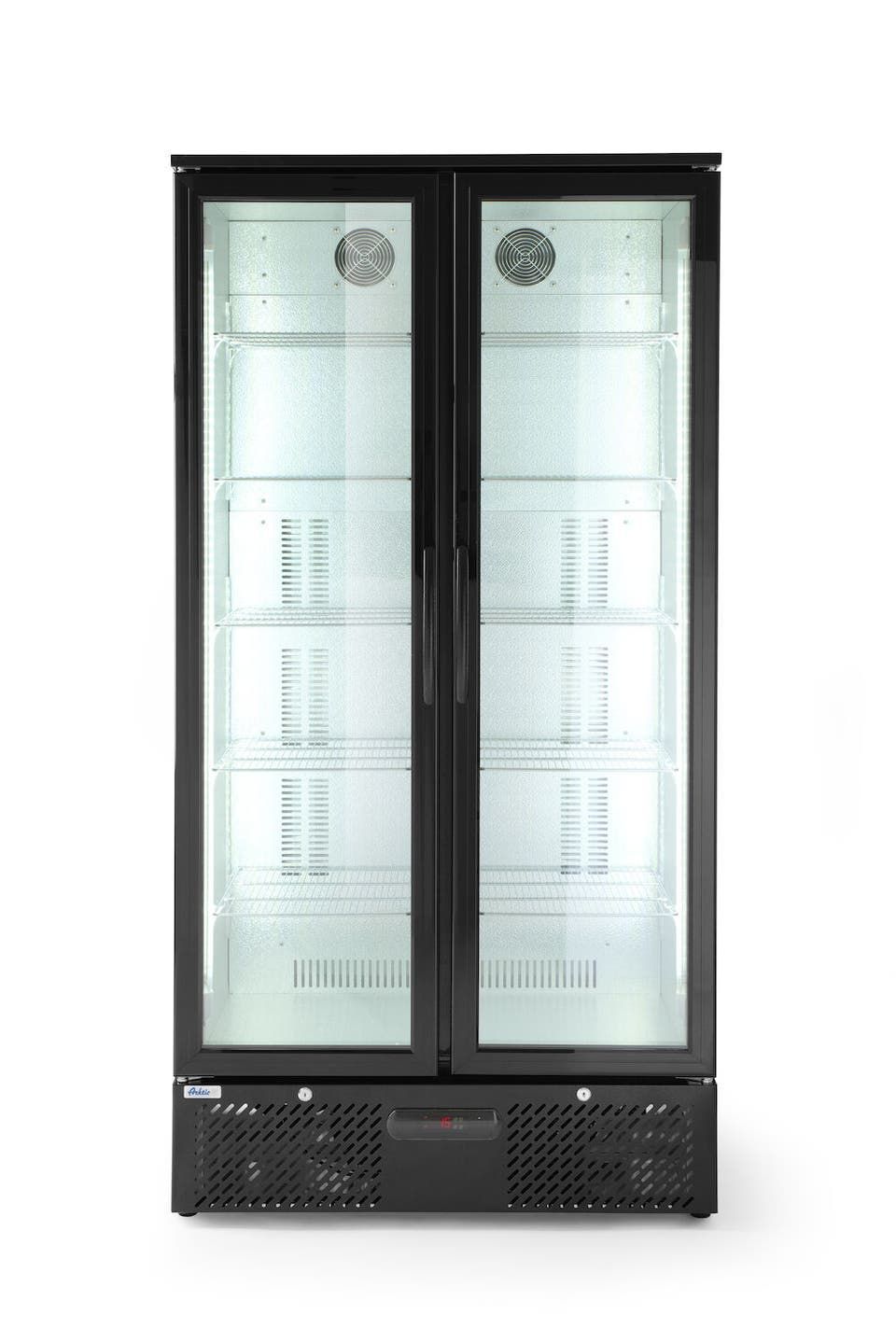 Bar-Kühlschrank mit Doppeltür | Arktic | 477L | Schwarz