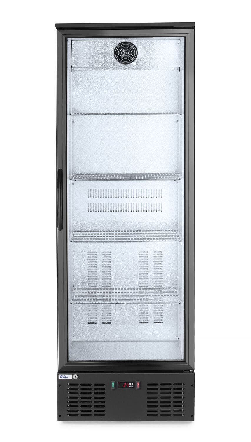 Backbar-Kühlschrank mit einer Tür | Arktic | 300L | Schwarz