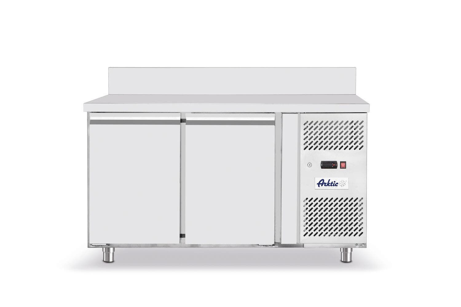 Edelstahl Tiefkühltisch | zweitürig | Profi Line | 280L | Arktic