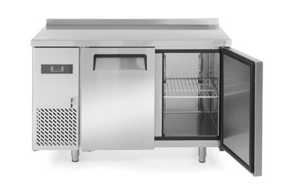 Edelstahl Tiefkühltisch | zweitürig | Kitchen Line | 220L | Arktic