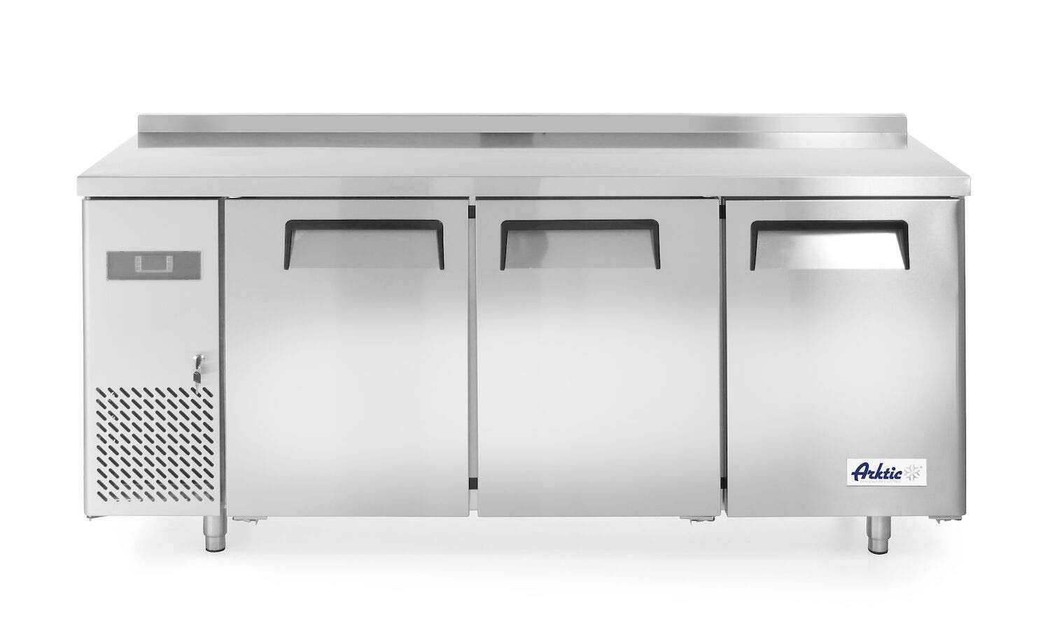 Edelstahl Tiefkühltisch | dreitürig | Kitchen Line | 390 L | Arktic