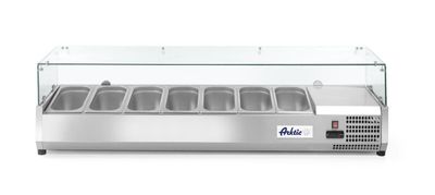 Edelstahl Aufsatz-Kühlvitrine | 1/3 7x GN | Arktic Edelstahl Aufsatz-Kühlvitrine | 1/3 7x GN | Arktic