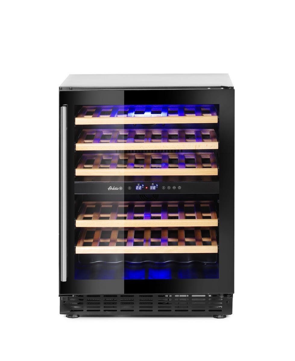 2 Zonen Weinkühlschrank | 46 Flaschen | 133L | Arktic
