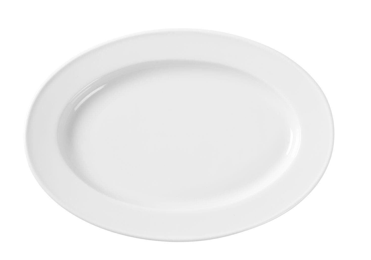 Porzellan Platte | oval | verschiedene Größen | 6 stk.