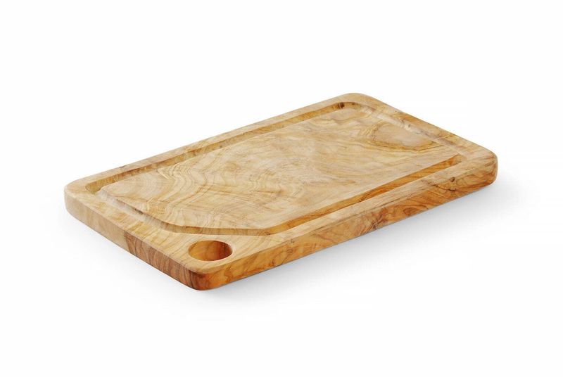 Schneide- und Servierbrett | Olivenholz | 335x205x25mm Schneide- und Servierbrett | Olivenholz | 335x205x25mm