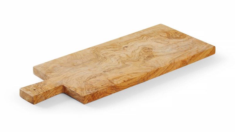 Schneide- und Servierbrett | Olivenholz | 480x190x22mm Schneide- und Servierbrett | Olivenholz | 480x190x22mm