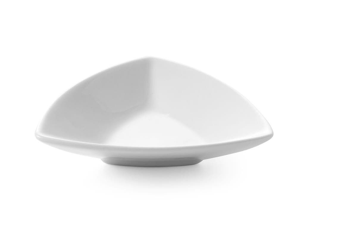 Porzellan Tapasschälchen Triangolo | 12 Stk. | 100x100x(H)25mm