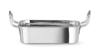 Edelstahl Miniatur-Snack-Pfanne | 196x95x70mm Edelstahl Miniatur-Snack-Pfanne | 196x95x70mm