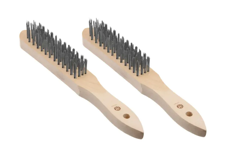 Drahtbürste aus Holz – 2 Stück