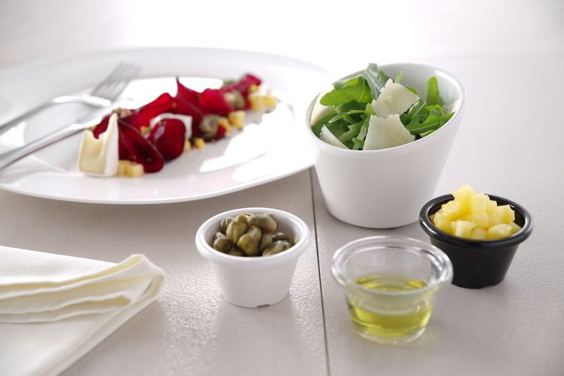 PET Auflaufförmchen | 12 Stk. | 0,045L | ⌀60x35mm | verschiedene Farben