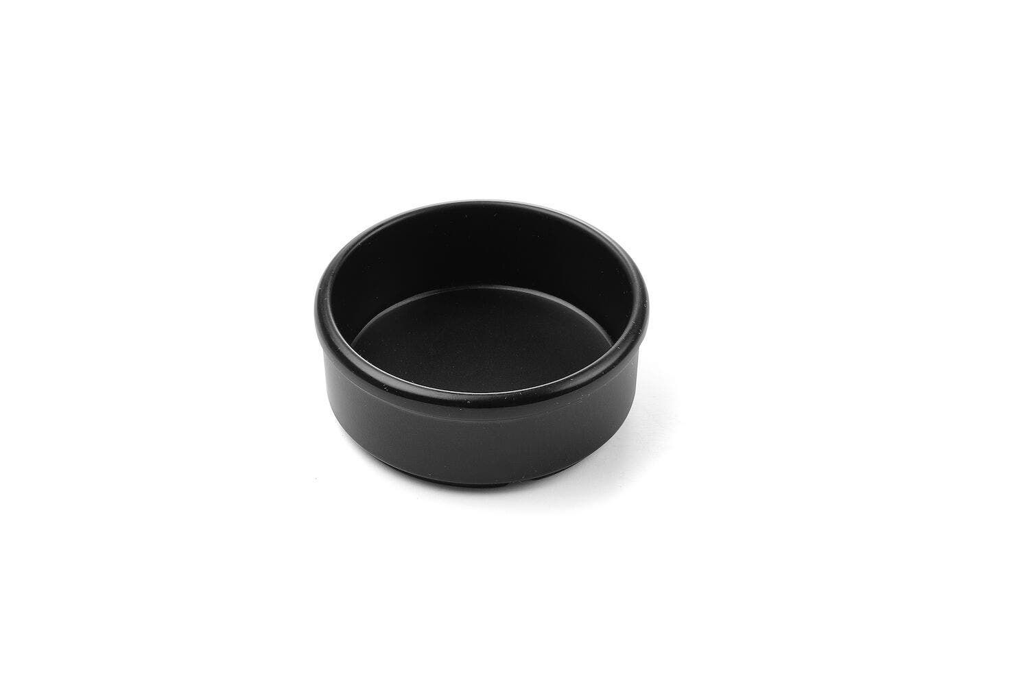 Melamin Butter- & Saucenschälchen | 3 Stk. | Schwarz | ⌀80x30mm