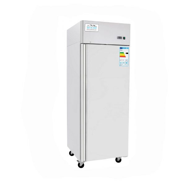 Gewerbe-Tiefkühlschrank GN 2/1 – Edelstahl - 670L