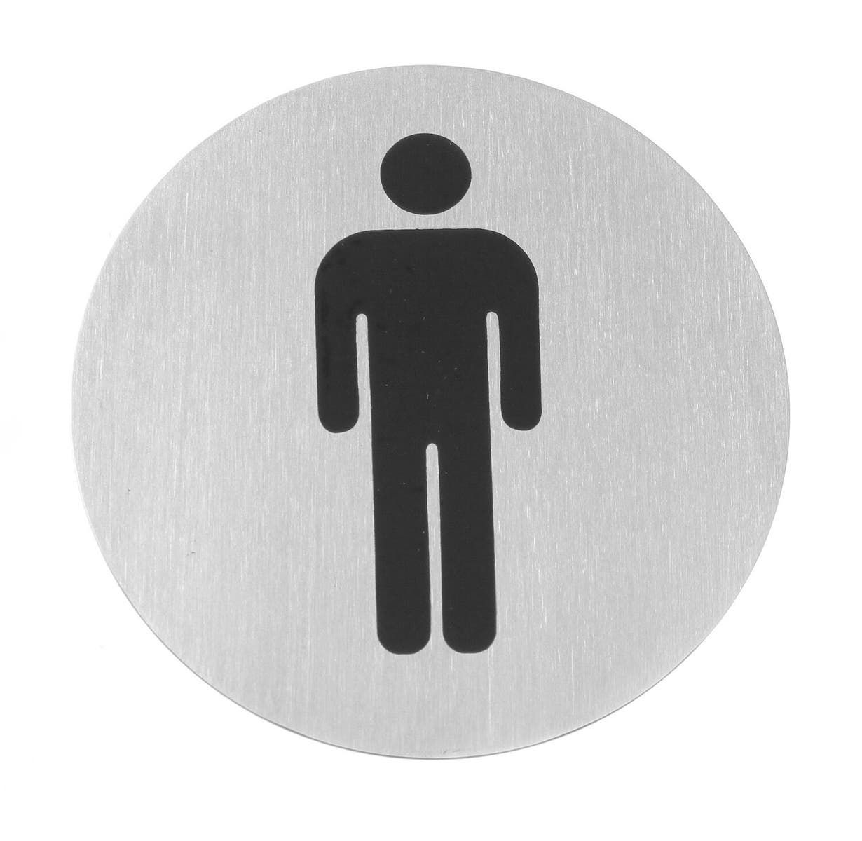 Türschilder | verschiedene Symbole | ⌀75mm, Symbole: Herren