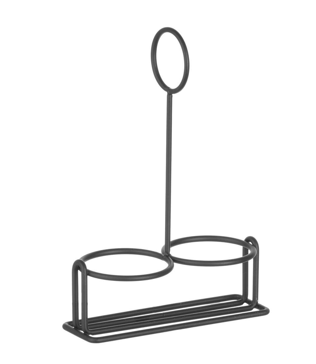 Gewürzständer | schwarz | 135x65x(H)200mm
