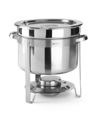 Suppenwärmer, Edelstahl, 8L, mit Brennpastenbehälter Suppenwärmer, Edelstahl, 8L, mit Brennpastenbehälter