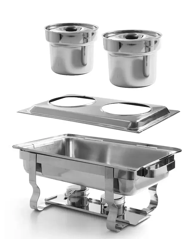 Aufsatzadapter für Bain-Marie Töpfe, Edelstahl, GN 1/1