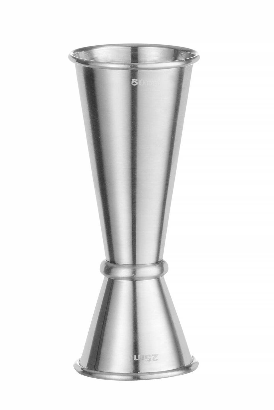 Barmaß 25/50 ml | BarUp | ⌀44x(H)110mm | verschiedene Farben, Farben: Silber
