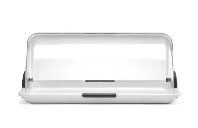 Rolltop-Display, Transparent, 465x310x190mm Rolltop-Display, Transparent, 465x310x190mm