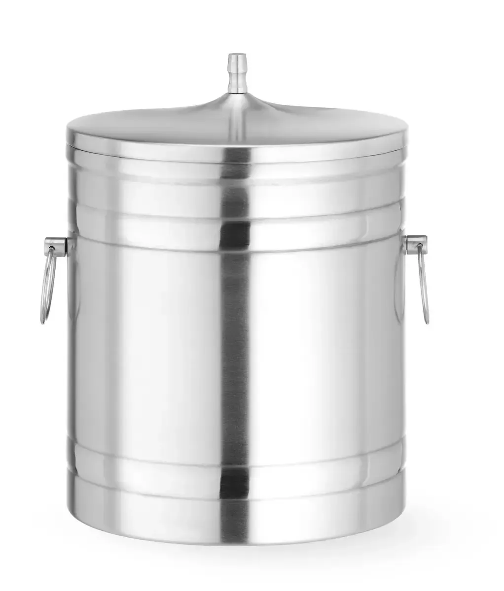 Eiskübel doppelwandig | BarUp | 5L | Silber | ⌀200x(H)230mm