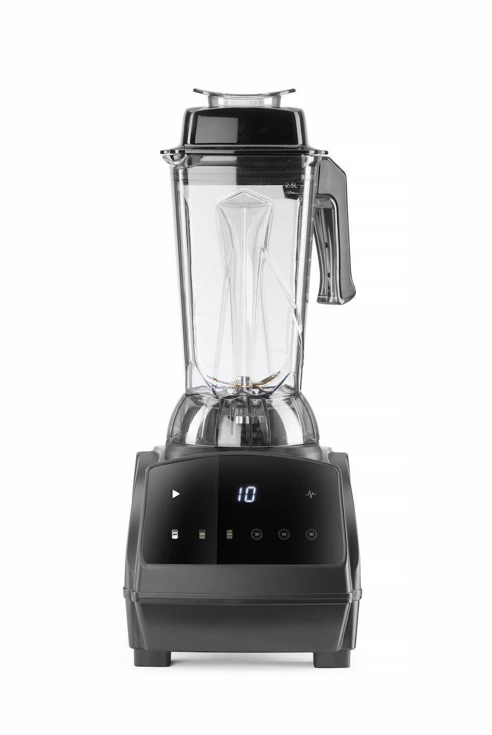 Digitaler Mixer | 2,5L | Schwarz | 220x240x(H)535mm | verschiedene Behälter