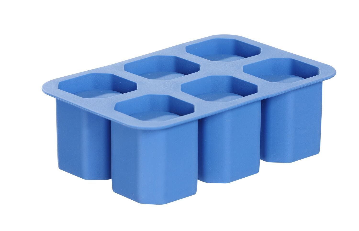 Eiswürfelform | Shotglas | BarUp | Blau | 125x190x(H)60mm