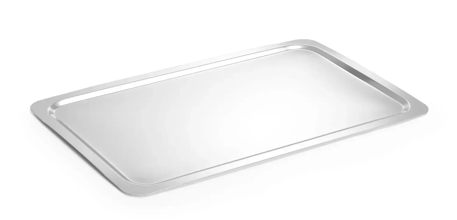 Bankett-Tablett GN 1/1 Edelstahl | 530x325x(H)10mm