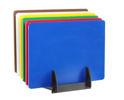 Set aus 6 Schneidebrettern inkl. Rack | 300x450mm Set aus 6 Schneidebrettern inkl. Rack | 300x450mm