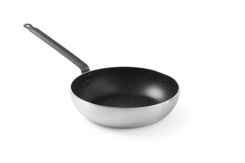 Wokpfanne Ø28 cm Marmor-Antihaftbeschichtung Wokpfanne Ø28 cm Marmor-Antihaftbeschichtung